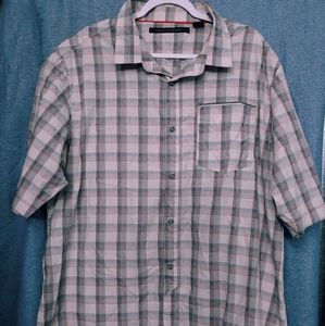 Sean John Checkers Button Down Dress Shirt